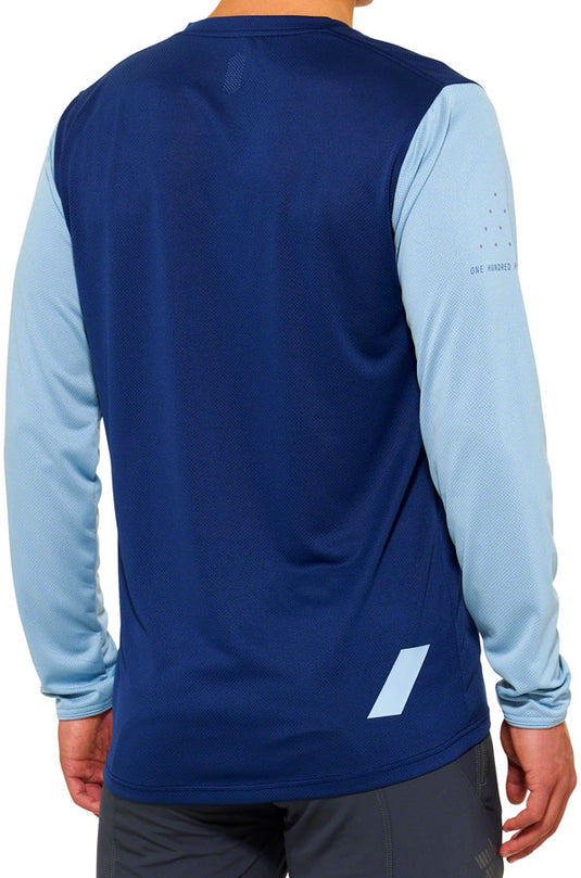 100% Ridecamp Jersey - Navy/Slate Blue, Medium