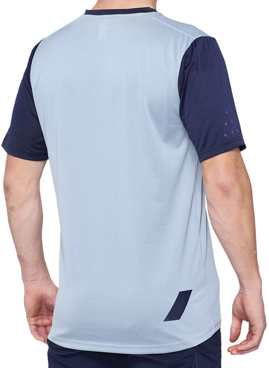 100% Ridecamp Jersey - Blue/Navy, Short Sleeve, Men's, Medium