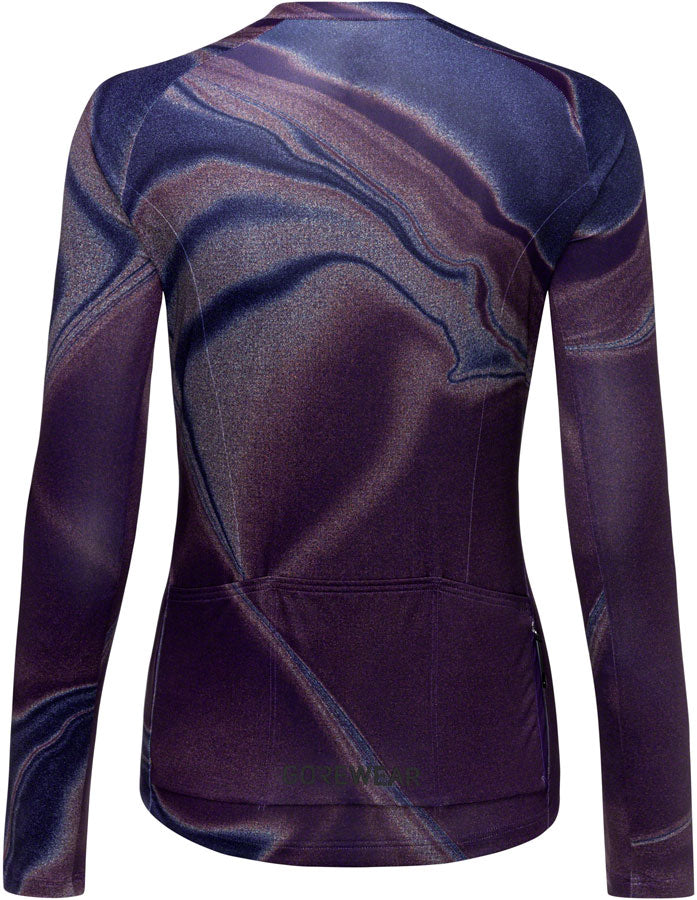 Load image into Gallery viewer, Gorewear Torrent Jersey - Long Sleeve, Process Purple/Ultramarine, Women&#39;s, Small/4-6
