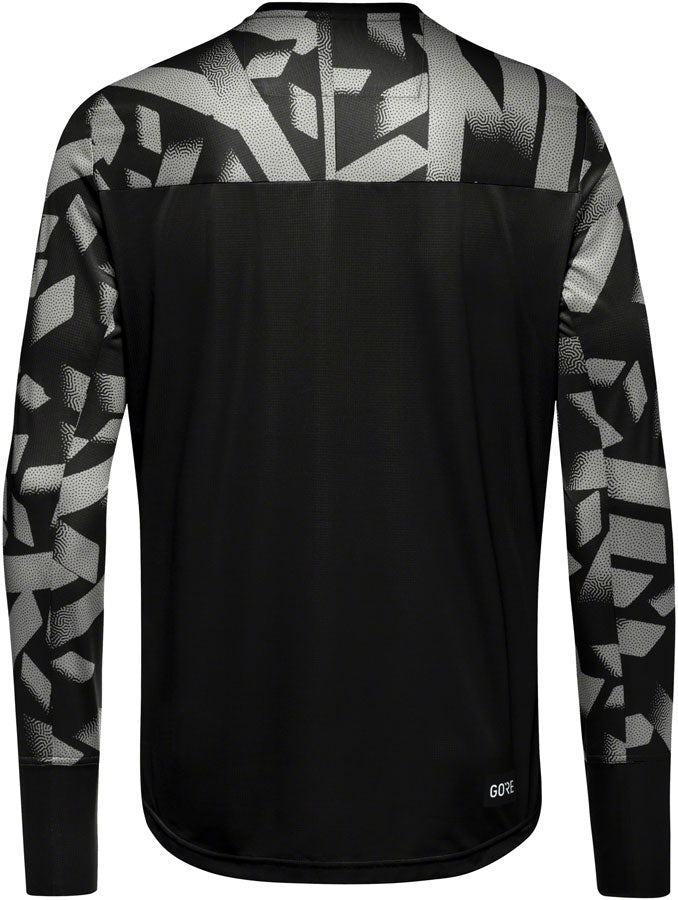 Load image into Gallery viewer, Gorewear Trail KPR Daily Long Sleeve Jersey - Black/Lab Gray, Men&#39;s, Large
