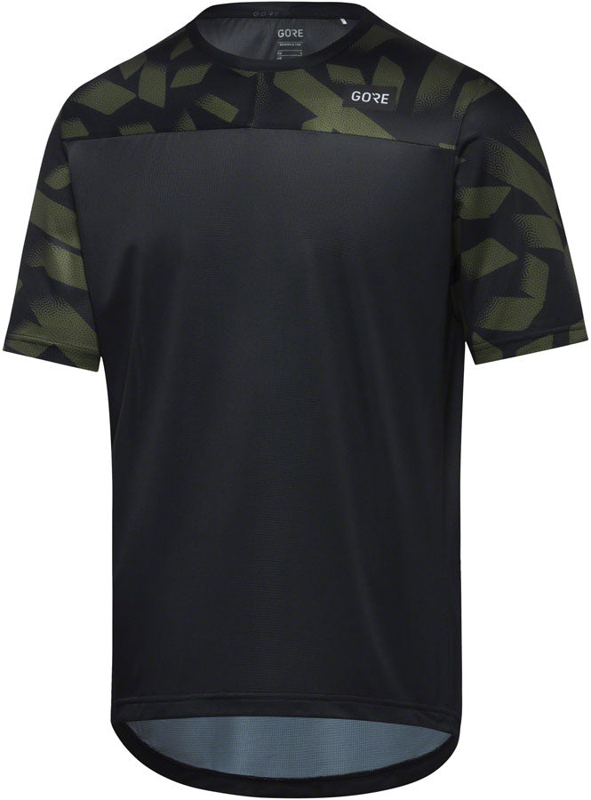 Load image into Gallery viewer, Gorewear Trail KPR Daily Jersey - Black/Green, Men&#39;s, X-Large
