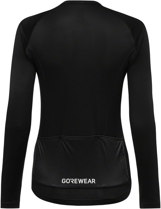 Gorewear Spinshift Long Sleeve Jersey - Black, Women's, Large/12-14