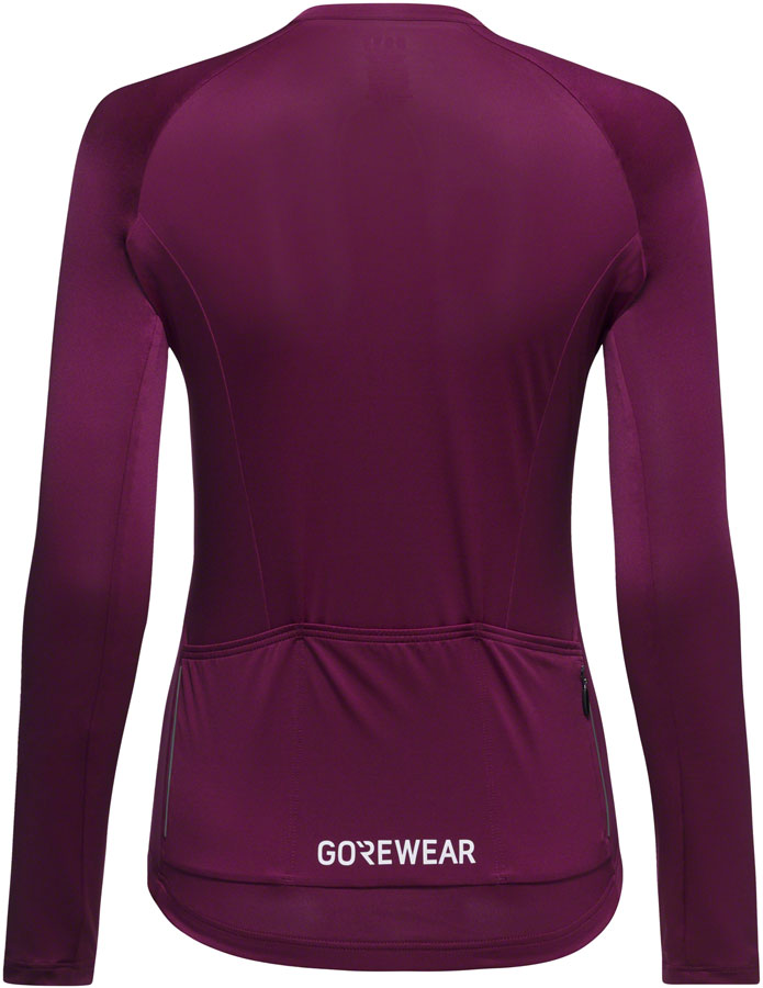 Load image into Gallery viewer, Gorewear Spinshift Long Sleeve Jersey - Purple, Women&#39;s, Large/12-14
