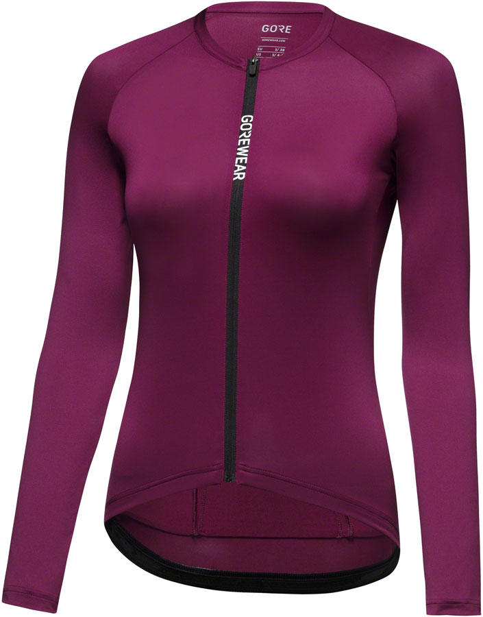 Load image into Gallery viewer, Gorewear Spinshift Long Sleeve Jersey - Purple, Women&#39;s, Medium/8/10
