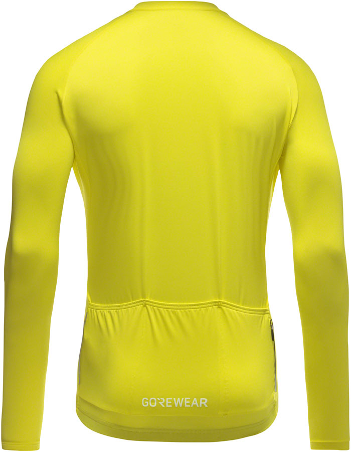 Load image into Gallery viewer, Gorewear Spinshift Long Sleeve Jersey - Neon Yellow, Men&#39;s, Medium
