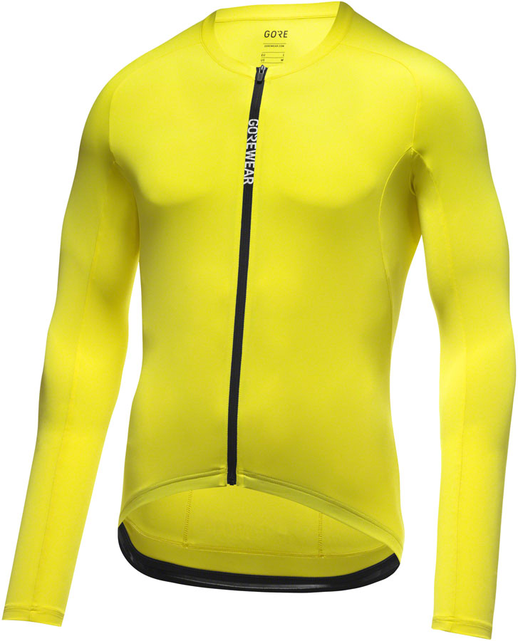 Load image into Gallery viewer, Gorewear Spinshift Long Sleeve Jersey - Neon Yellow, Men&#39;s, Large
