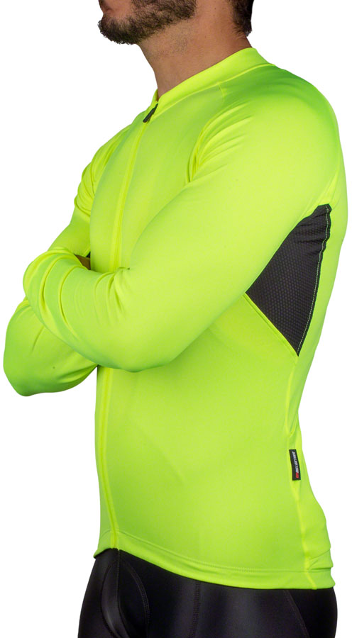 Bellwether Sol-Air UPF Long Sleeve Jersey - Hi-Vis, Men's, X-Large