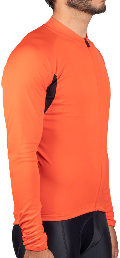 Load image into Gallery viewer, Bellwether Sol-Air UPF Long Sleeve Jersey - Orange, Men&#39;s, Large
