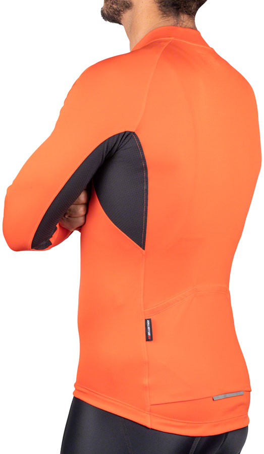 Load image into Gallery viewer, Bellwether Sol-Air UPF Long Sleeve Jersey - Orange, Men&#39;s, X-Large
