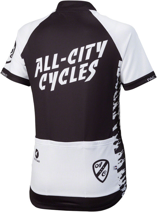 All-City Wangaaa! Jersey - Black/White, Short Sleeve, Women's, Large