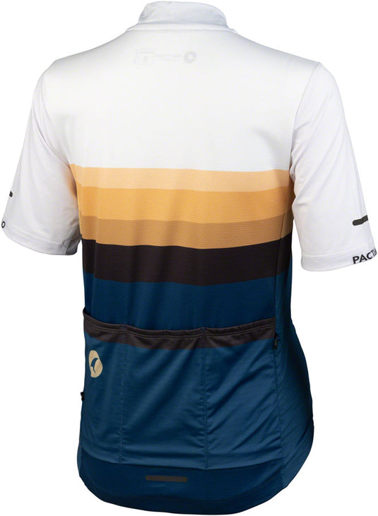 Salsa Latitude Women's Jersey - White, Navy Blue, Black , w/ Stripes, Medium