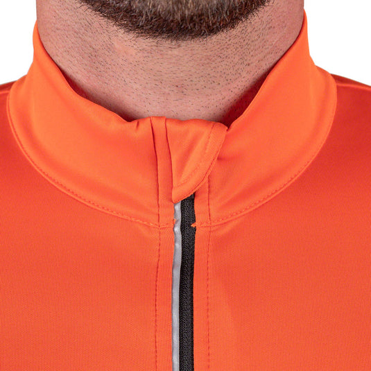 Bellwether Prestige Thermal Long Sleeve Jersey - Orange, Men's, Small