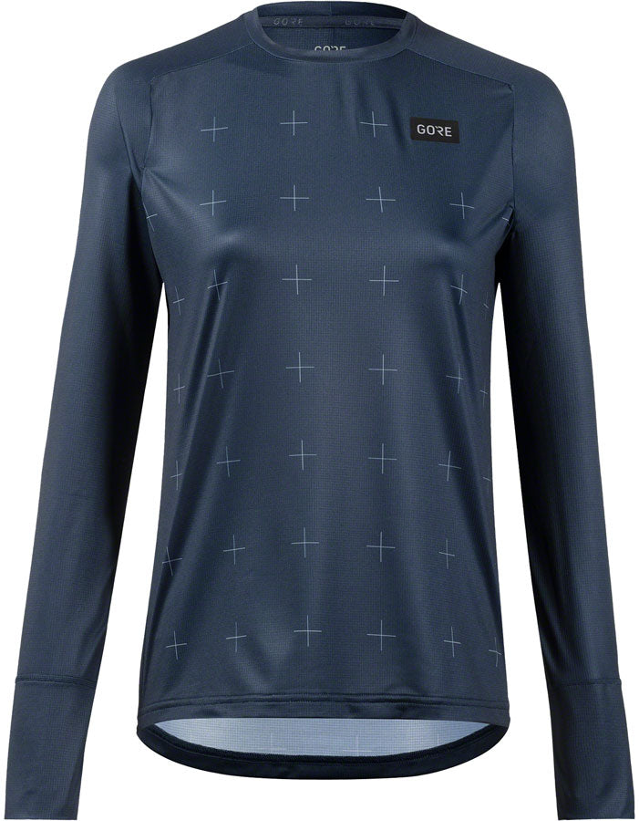 Load image into Gallery viewer, Gorewear Trail KPR Daily Jersey - Long Sleeve, Orbit Blue, Women&#39;s, Large
