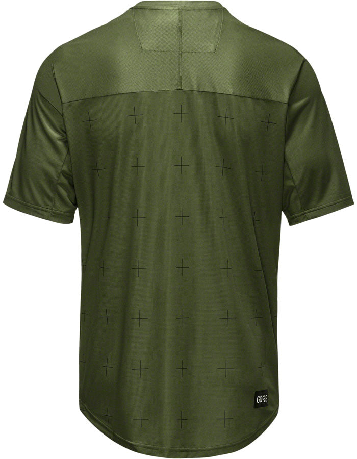 Load image into Gallery viewer, Gorewear Trail KPR Daily Jersey - Utility Green, Men&#39;s, Small
