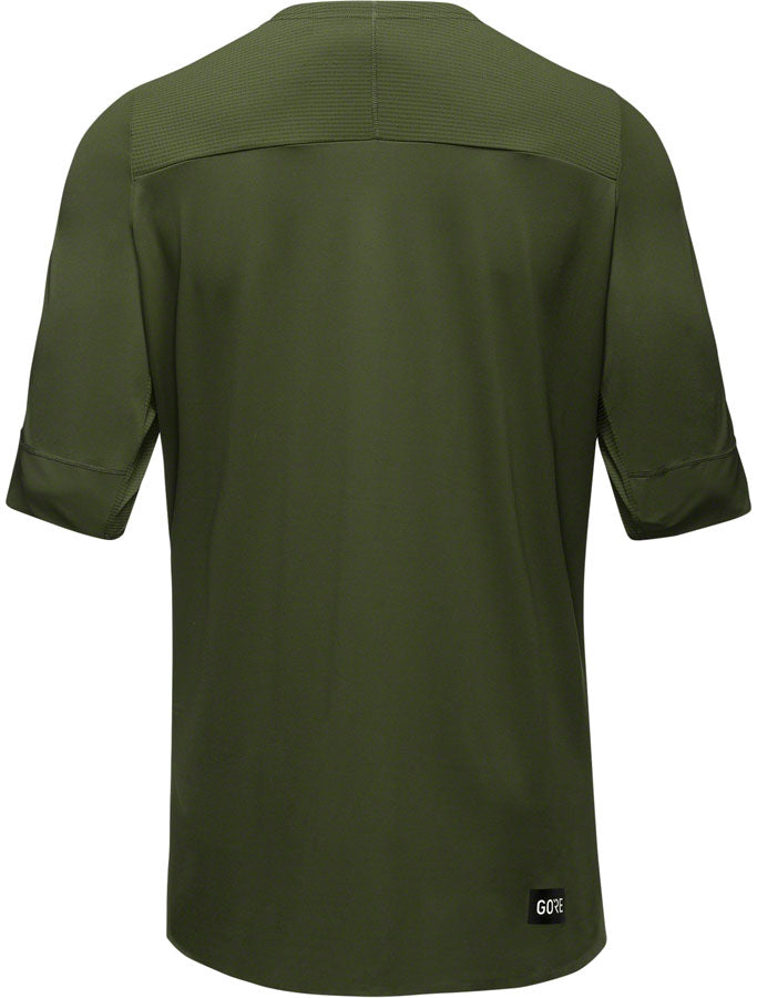 Load image into Gallery viewer, Gorewear Trail KPR Tech Jersey - Utility Green, Men&#39;s, Small
