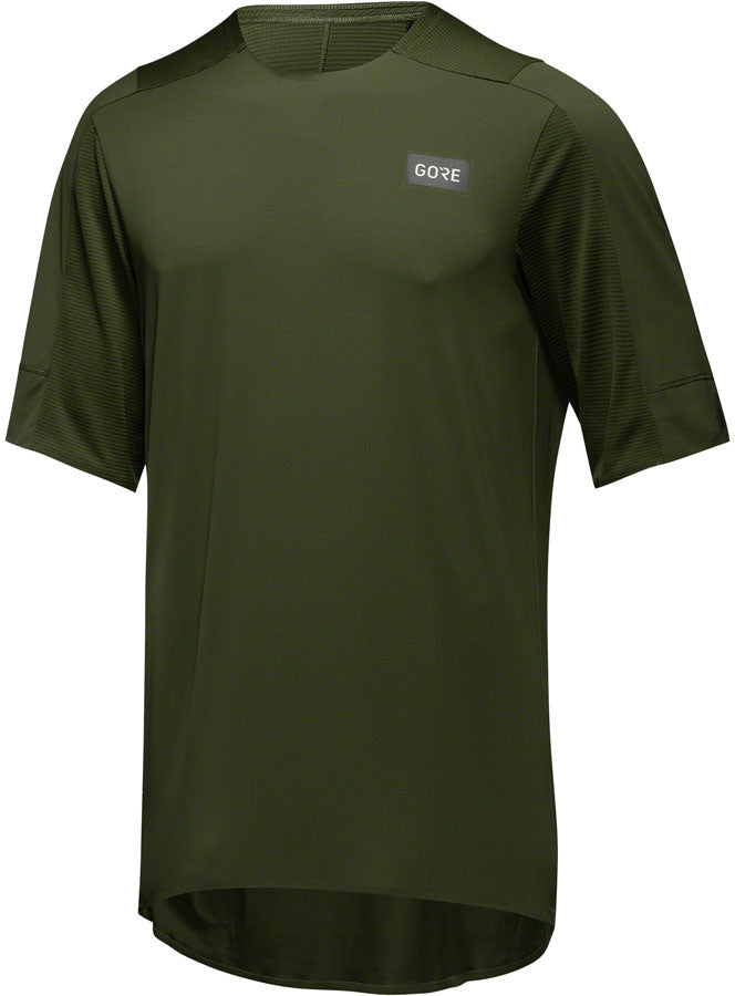 Load image into Gallery viewer, Gorewear Trail KPR Tech Jersey - Utility Green, Men&#39;s, Medium
