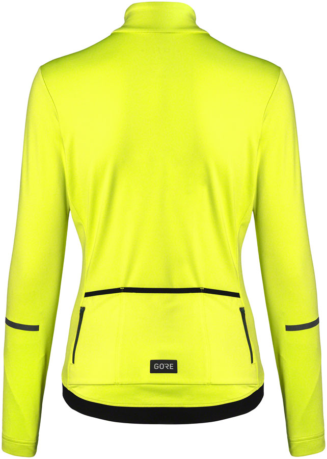 Load image into Gallery viewer, Gorewear Progress Thermo Jersey - Neon Yellow, Women&#39;s, Large
