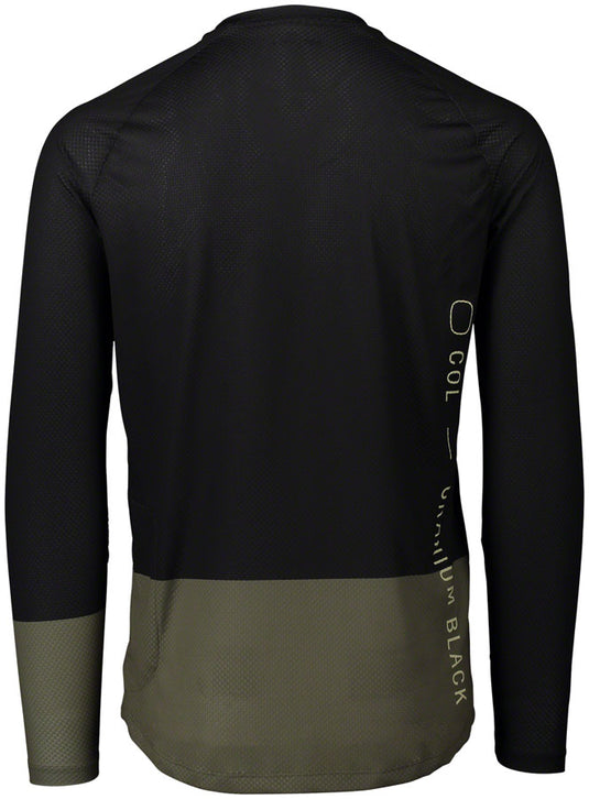 POC Pure Jersey - Long Sleeve, Green/Black, Small