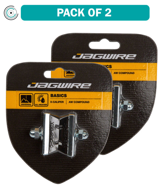 Jagwire-Basics-Brake-Pads-Brake-Shoe-Threaded-Post-Road-Bike-BRPD0274PO2-Bicycle-Brake-Pads