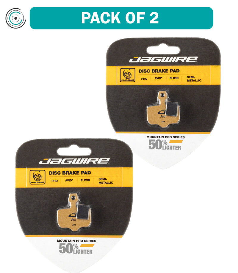 Load image into Gallery viewer, Jagwire-Disc-Brake-Pad-Semi-Metallic-BR0063PO2-Disc-Brake-Pads
