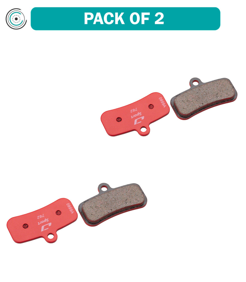 Load image into Gallery viewer, Jagwire-Disc-Brake-Pad-Semi-Metallic-BR2492PO2-Disc-Brake-Pads
