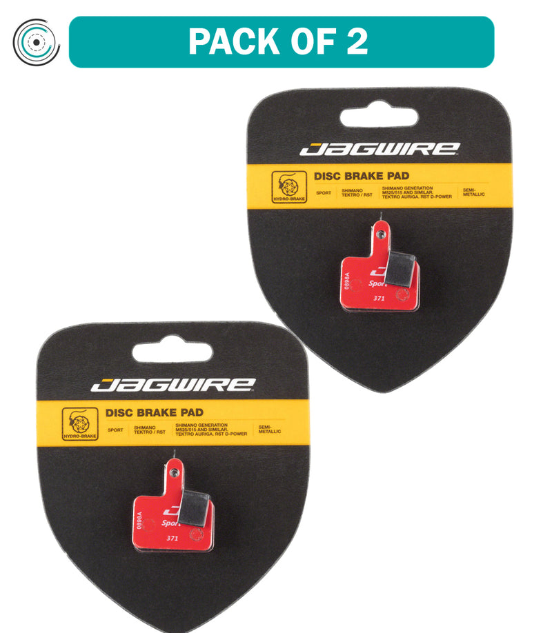 Load image into Gallery viewer, Jagwire-Disc-Brake-Pad-Semi-Metallic-DBBP0391PO2-Disc-Brake-Pads
