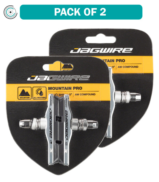 Jagwire-Mountain-Pro-Brake-Pads-Brake-Shoe-Threaded-Post-Mountain-Bike-BR0019PO2-Bicycle-Brake-Pads