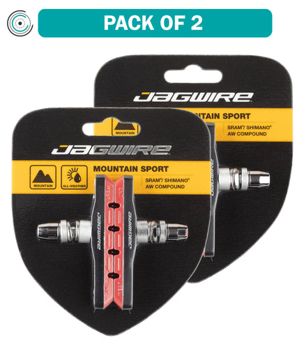 Jagwire-Mountain-Sport-Threaded-Brake-Shoe-Threaded-Post-Mountain-Bike-BR0045PO2-Bicycle-Brake-Pads