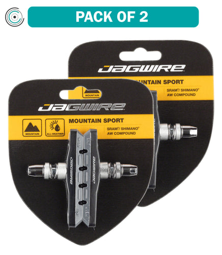 Jagwire-Mountain-Sport-Threaded-Brake-Shoe-Threaded-Post-Mountain-Bike-BR0048PO2-Bicycle-Brake-Pads