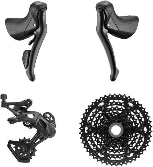 microSHIFT-Sword-Black-1x9-Speed-Groupset-Kit-In-A-Box-Road-Group-Road-Bike-KIBX0074-Road-Bike-Group