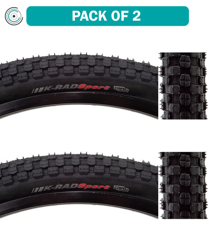 Kenda-K-Rad-Sport-26-in-2.3-Wire-TIRE2193PO2-Wire-Bead-Tires