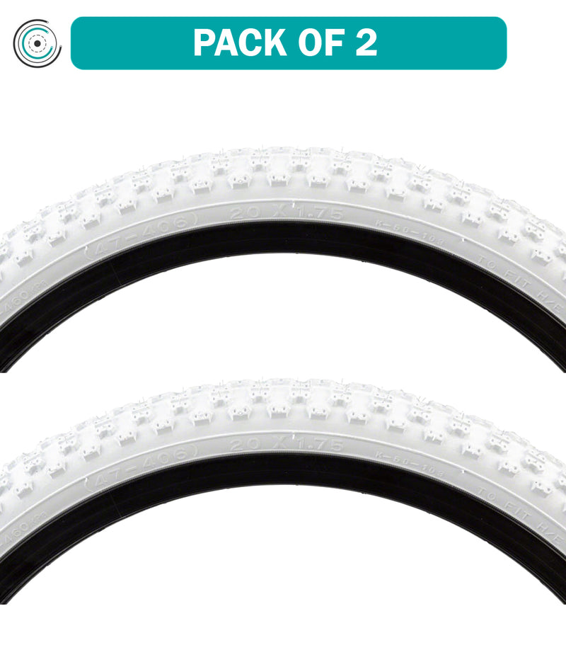 Load image into Gallery viewer, Kenda-K50-Tire-20-in-1.75-Wire-TR5206PO2-Wire-Bead-Tires
