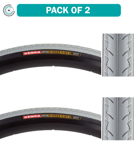 Kenda-Kontender-700c-23-Wire-TIRE2658PO2-Wire-Bead-Tires