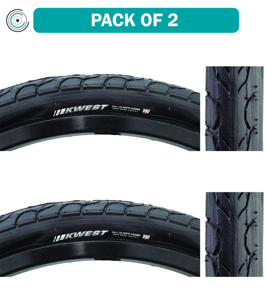 Kenda-Kwest-20-in-1.25-Wire-TIRE2228PO2-Wire-Bead-Tires