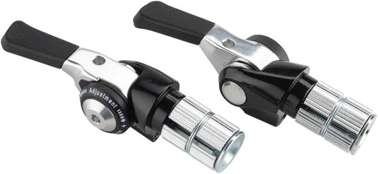 microSHIFT Bar End Shifter Set, 8-Speed Road, Double/Triple, Shimano Compatible