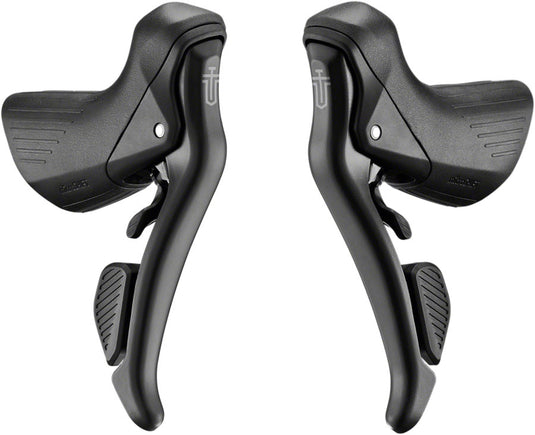 microSHIFT Sword Black 2x9-Speed Groupset - Includes Brake/Shifters, Front Derailler Braze-On, Rear Derailleur Long