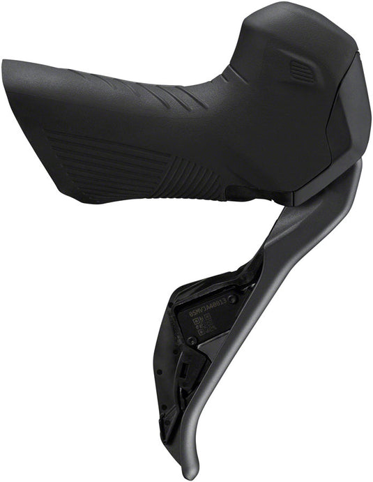 Shimano GRX ST-RX825 Di2 Shift/Brake Lever with BR-RX820 Hydraulic Disc Brake Caliper - Left/Front, 2x, Flat Mount