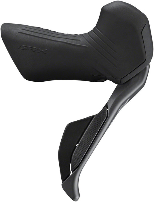 Shimano GRX ST-RX825 Di2 Shift/Brake Lever with BR-RX820 Hyd Disc Brake Caliper - Right/Rear, 12-Speed, Flat Mount