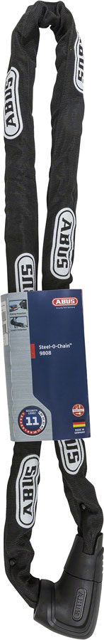 Abus  9808K/140 Steel-O-Chain Key Lock - Black