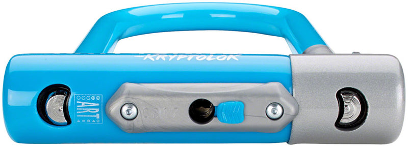 Load image into Gallery viewer, Kryptonite Krypto Series 2 Mini-7 U-Lock 3.25 x 7&quot; Blue Bracket Included
