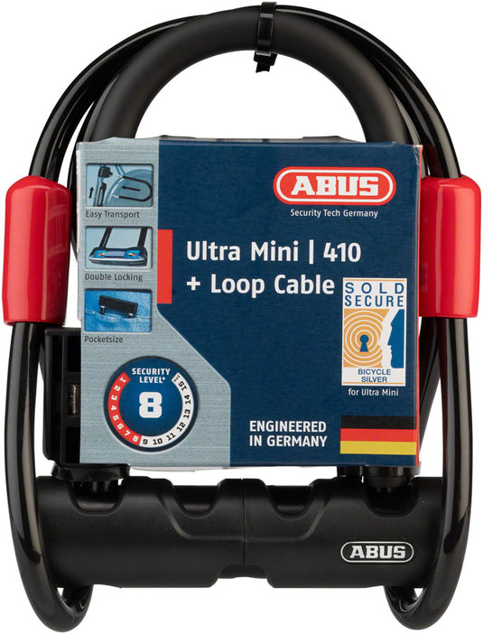 Abus Ultra 410 U-Lock - 3.9 x 5.5