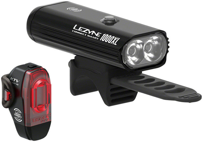 Load image into Gallery viewer, Lezyne-Connect-Smart-1000XL-Headlight-and-KTV-Pro-Smart-Taillight-Set-Headlight-&amp;-Taillight-Set-Flash-LT1408
