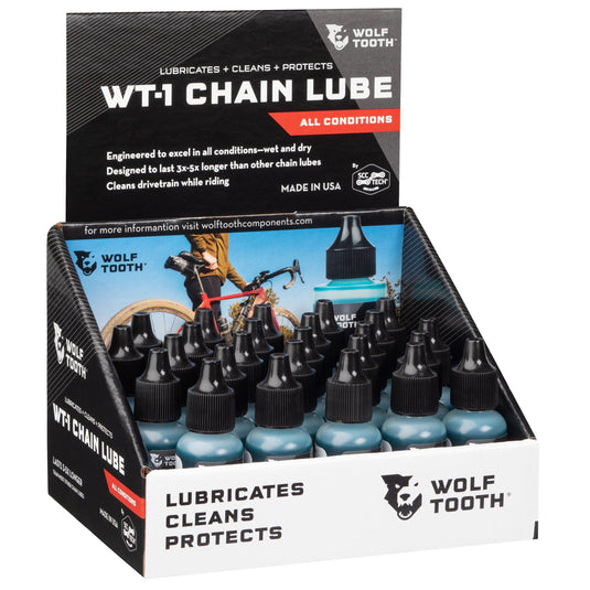 Wolf Tooth WT-1 Chain Lube for All Conditions - 2oz, Pack of 12