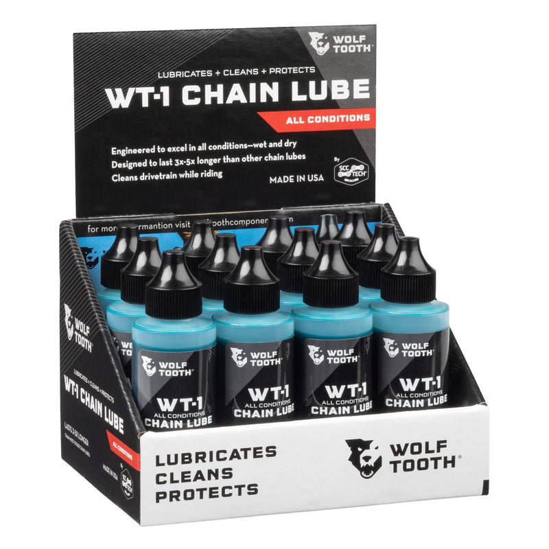 Load image into Gallery viewer, Wolf Tooth WT-1 Chain Lube 0.5oz | Bottle of Premium Bicycle Lubricant
