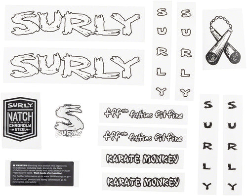 Surly-Karate-Monkey-Decal-Set-Sticker-Decal-MA1262