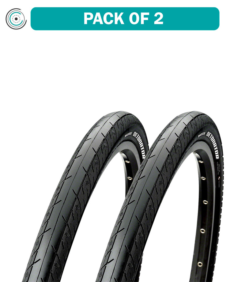 Load image into Gallery viewer, Maxxis-Detonator-Tire-700c-23-Wire-TIRE2550PO2-Wire-Bead-Tires
