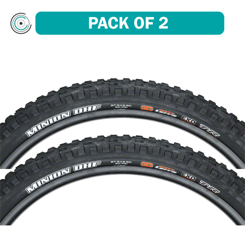 Load image into Gallery viewer, Maxxis-Minion-DHF-Tire-27.5-in-2.5-Folding-TR6412PO2-Folding-Tires
