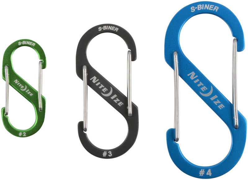 Load image into Gallery viewer, Nite-Ize-S-Biner-Aluminum-Carabiner-Keychain-Lanyard-CBKL1879
