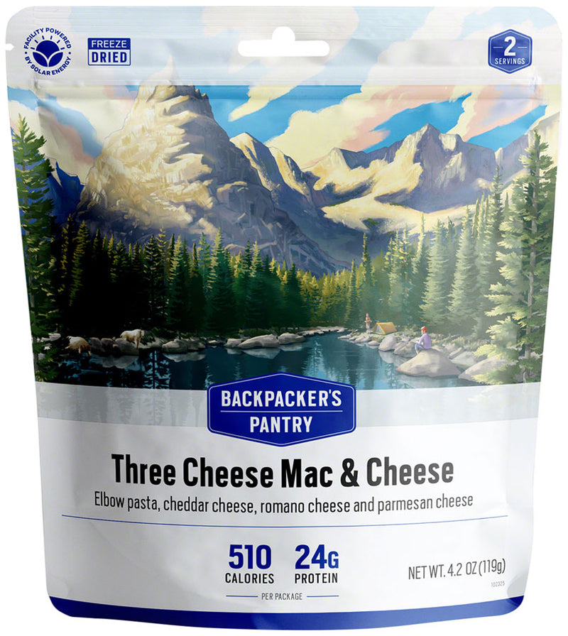 Load image into Gallery viewer, Backpacker&#39;s-Pantry-Three-Cheese-Mac-and-Cheese-Camping-and-Bikepacking-Food-ETNR0022
