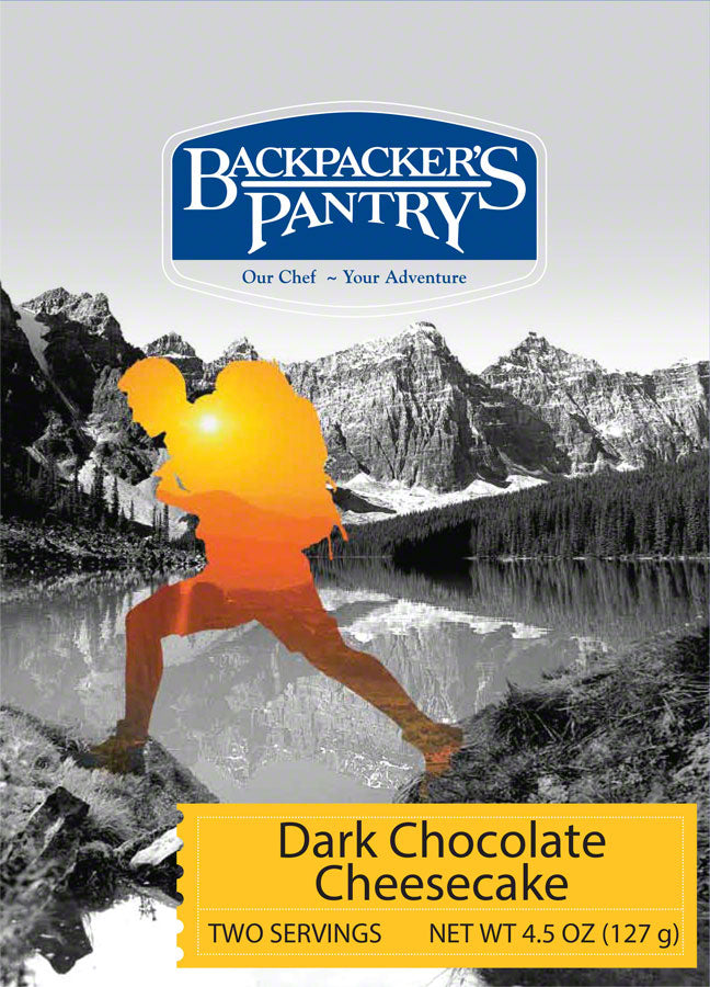 Load image into Gallery viewer, Backpacker&#39;s-Pantry-Dark-Chocolate-Cheesecake-Camping-and-Bikepacking-Food-OF1027
